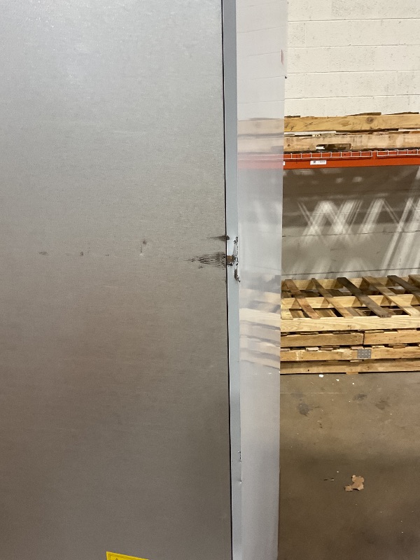 Photo 1 of **DIRT ON OUTSIDE AND FRONT.DENT AND SCUFF ON SIDE. DENTS AND SCRAPES ON BACK. **Rockitch 54" W Commercial Refrigerator, 46 Cu.ft Stainless Steel Reach-in Upright Refrigerator with 2 Solid Door and 3 Adjustable Shelves for Restaurant, Commercial Kitchen,