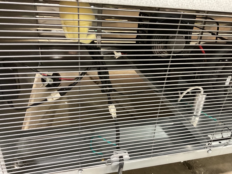 Photo 1 of **DIRT ON OUTSIDE AND FRONT.DENT AND SCUFF ON SIDE. DENTS AND SCRAPES ON BACK. **Rockitch 54" W Commercial Refrigerator, 46 Cu.ft Stainless Steel Reach-in Upright Refrigerator with 2 Solid Door and 3 Adjustable Shelves for Restaurant, Commercial Kitchen,