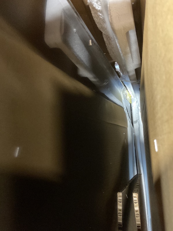 Photo 1 of **SELLING FOR PARTS AS PARTIAL SET L HEAVY DAMAGED CORNER OF SCREEN. Roku Smart TV 2025 – 65-Inch Select Series, 4K HDR TV – RokuTV with Enhanced Voice Remote – Flat Screen LED Television with Wi-Fi for Streaming Live Local News, Sports, Family Entertainm