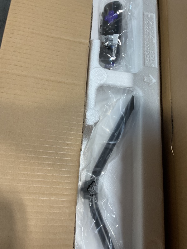 Photo 1 of **SELLING FOR PARTS AS PARTIAL SET L HEAVY DAMAGED CORNER OF SCREEN. Roku Smart TV 2025 – 65-Inch Select Series, 4K HDR TV – RokuTV with Enhanced Voice Remote – Flat Screen LED Television with Wi-Fi for Streaming Live Local News, Sports, Family Entertainm