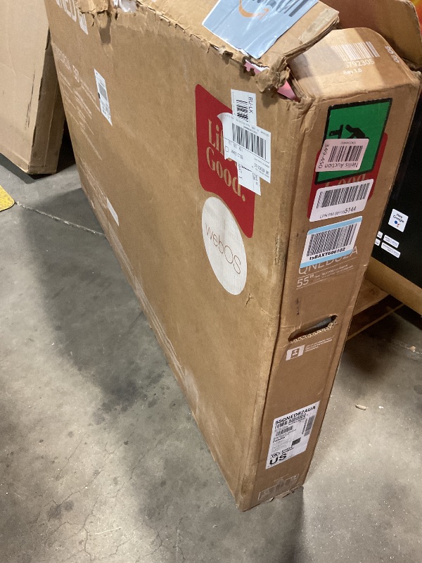 Photo 1 of **MAJOR DAMAGE TO SCREEN. SELLING FOR PARTS **LG 55-Inch Class QNED AI 4K QNED82A Series Smart TV w/AI Sound, HDR10, 4K Super Upscaling, Filmmaker Mode, Wow Orchestra, Alexa Built-in (55QNED82AUA, 2025)