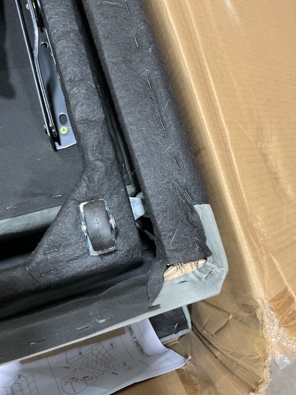 Photo 1 of **SELLING FOR PARTS. ONE BOX OF TWO. DIRT**Lyngins 3 in 1 Convertible Sleeper Sofa Bed, 58 Inch Pull Out Couch for Living Room Loveseat Sofa Couch Bed with USB Ports & Side Pockets, Adjustable Backrest for Apartment, Bedroom, Velvet, Gray