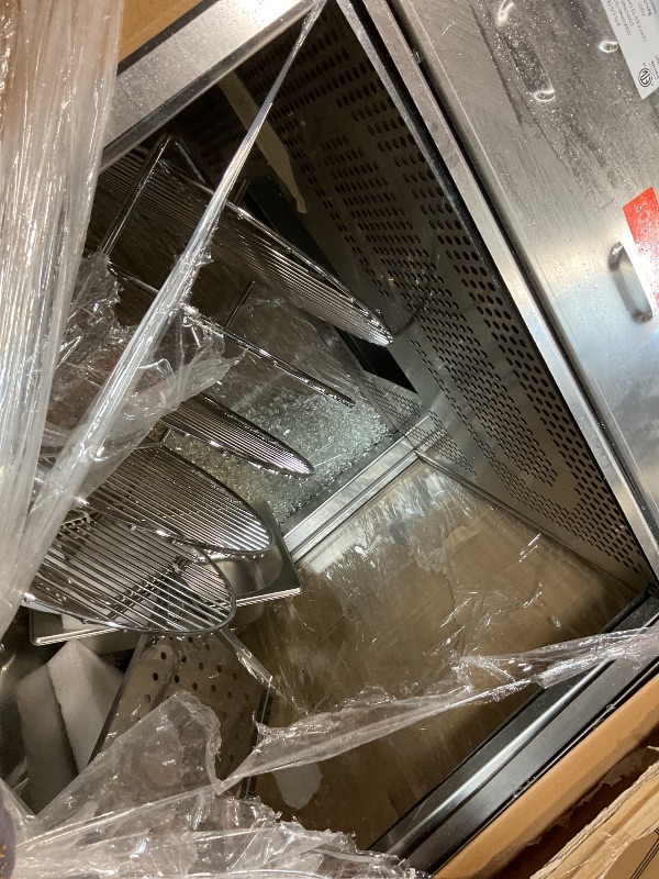 Photo 1 of ** TWO OUT OF THREE GLASS PANELS BROKEN. SELLING FOR PARTS AS PARTIAL SET **Benchmark 51012 Pizza/Pretzel Warmer, 12" Holding Capacity, 33"x 22"x 19"