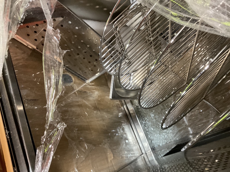 Photo 1 of ** TWO OUT OF THREE GLASS PANELS BROKEN. SELLING FOR PARTS AS PARTIAL SET **Benchmark 51012 Pizza/Pretzel Warmer, 12" Holding Capacity, 33"x 22"x 19"