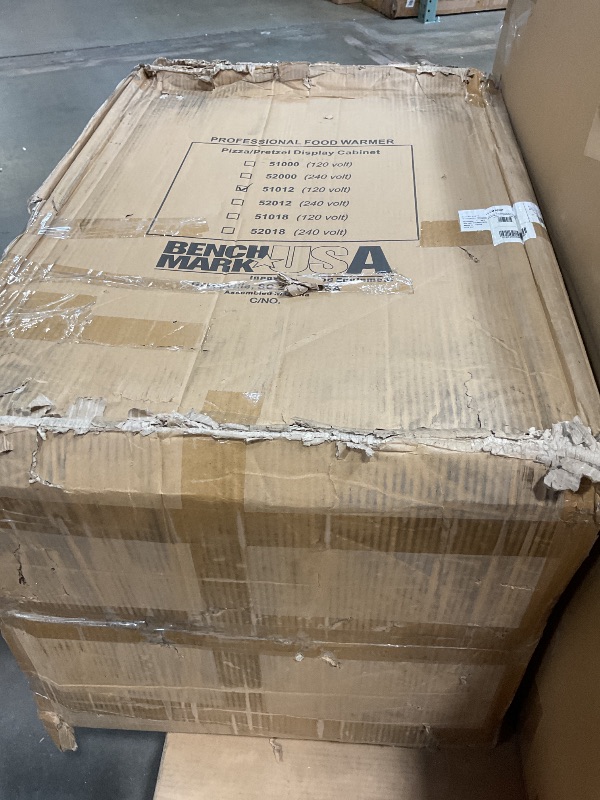 Photo 1 of ** TWO OUT OF THREE GLASS PANELS BROKEN. SELLING FOR PARTS AS PARTIAL SET **Benchmark 51012 Pizza/Pretzel Warmer, 12" Holding Capacity, 33"x 22"x 19"