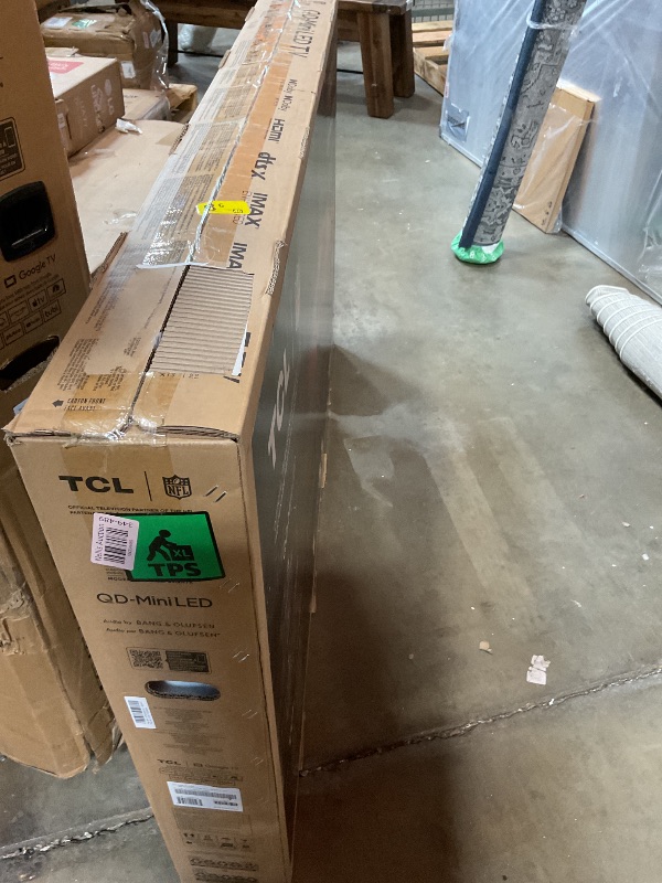 Photo 1 of **DOES NOT TURN ON**TCL 55-Inch Class QM7K Series QD-Mini LED 4K UHD Google Smart TV Best Premium Mini-LED TV - QLED, 144hz, 240hz Gaming Rate, Anti-Reflective Screen, Bang & Olufsen Audio, Atmos (55QM7K, 2025 Model)