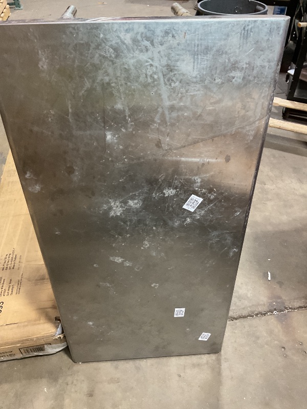 Photo 1 of **HEAVY DIRT AND SCRATCHES. BOTTOM SHELF COMING OFF**ROCKPOINT Stainless Steel Table for Prep & Work 24x48 Inches, NSF Metal Commercial Kitchen Heavy Duty Table with Adjustable Under Shelf and Table Foot for Restaurant, Home and Hotel