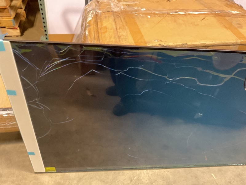 Photo 1 of **SELLING FOR PARTS AS PARTIAL SET. MAJOR DAMAGE TO SCREEN **LG 75-Inch Class UHD AI 4K UA77 Series Smart TV w/AI Sound Pro, HDR10, 4K Super Upscaling, Filmmaker Mode, Wow Orchestra, Compatible with Alexa (75UA7700PUA, 2025)