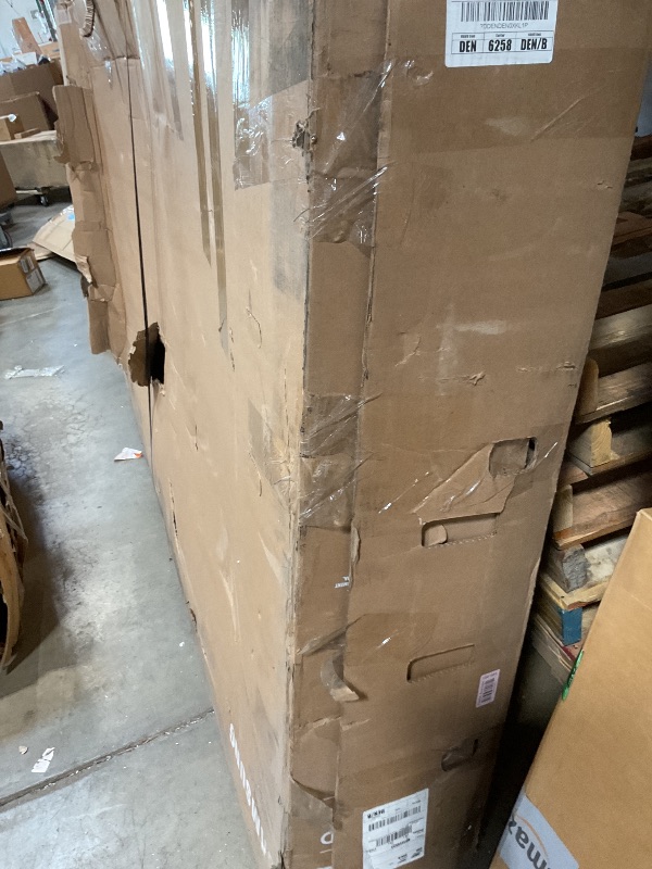 Photo 1 of **SELLING FOR PARTS AS PARTIAL SET. MAJOR DAMAGE TO SCREEN. MISSING ACCESSORIES AND POWER CORD**Samsung 98-Inch Class 4K Crystal UHD DU9000 Series HDR Smart TV, Object Tracking Sound Lite, Motion Xcelerator 120Hz, Supersize Picture Enhancer, Mega Contrast