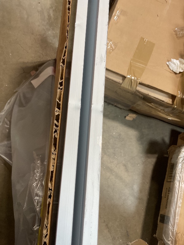 Photo 1 of **FRAME IS SCRATCHED AND DENTED**VIZ-PRO Large Magnetic Dry Erase White Board for Wall, 60 X 36 inches, Pack of 2, 5' x 3' Aluminum Framed Whiteboard with Marker Tray for School Office Home