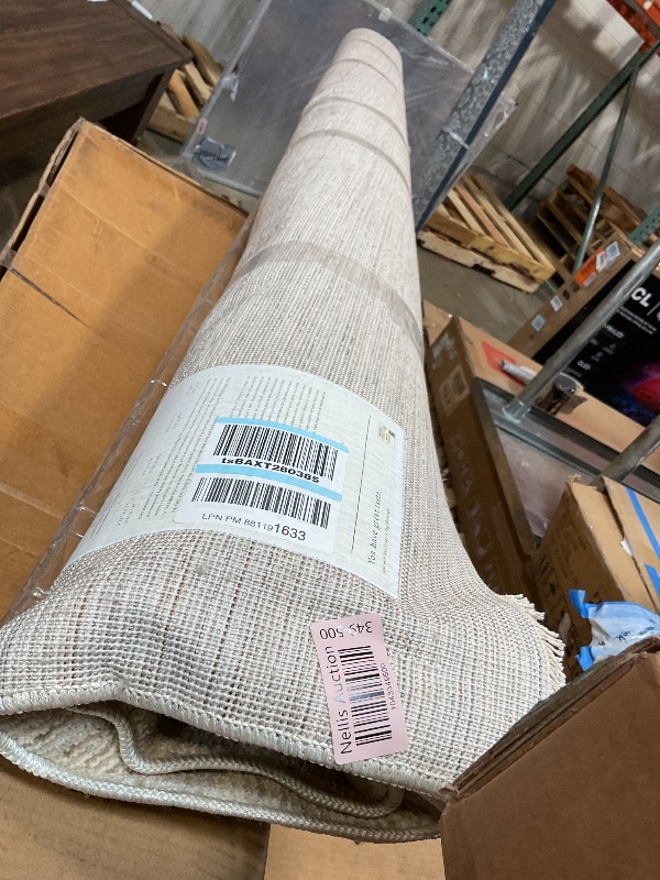 Photo 1 of **DIRTY FROM TRANSPORT **Loloi Winston Collection WIT-01 Taupe/Bone 7'-10" x 10'-2", .38" Pile Height, Area Rug, Soft, Durable, Non-Shedding, Easy Clean, Rug for Living Room