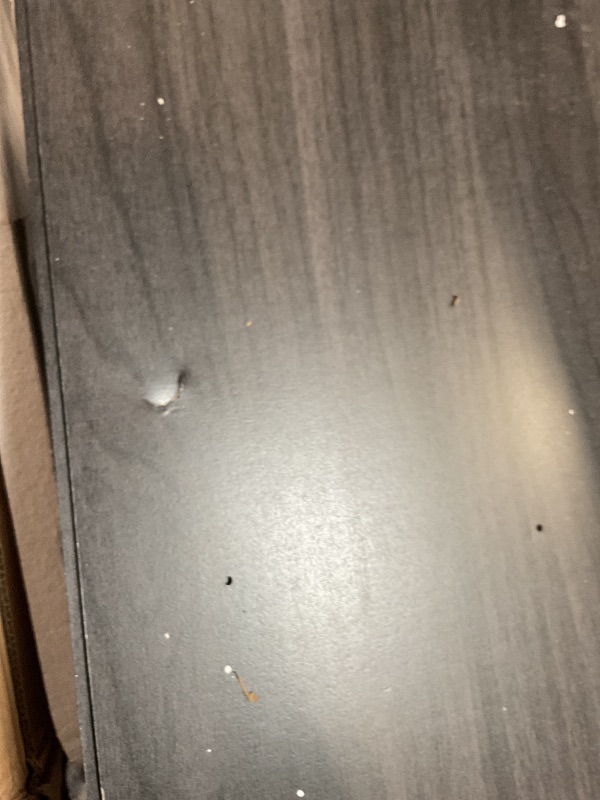 Photo 1 of **DENT. SCRATCH. MINOR DAMAGE TO CORNERS**Jocoevol Modern Black LED 6 Drawer Dresser for Bedroom, Large Chest of Drawers with Hidden Handles, Long Double Wooden Dresser Closet for Living Room, Entryway, Hallway - Black