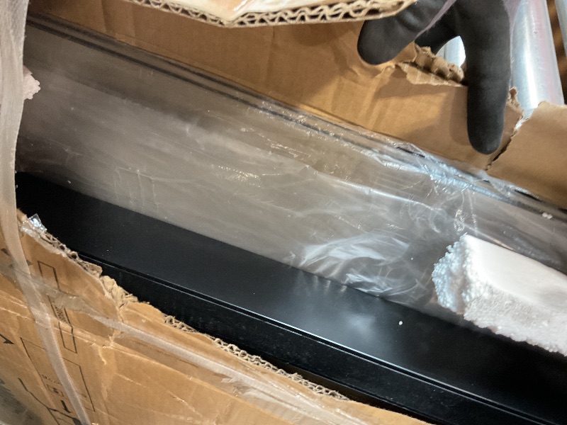 Photo 1 of **SELLING FOR PARTS AS PARTIAL SET. CRACKS. DENTS. SCRATCHES**YITAHOME Vanity Set, Makeup Vanity Desk with Adjustable LED Mirror, Power Outlets, 10 Drawers, Magnifying Glass, Tempered Glass Top, Hairdryer Holder, Stool for Bathroom, Makeup Room