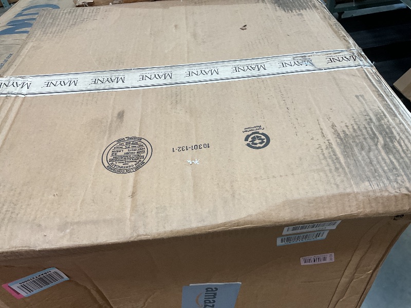 Photo 1 of **CORNER SCRAPED. BOTTOM SCRATCHED**Mayne Fairfield 28in Square Planter - Black - Durable Resin Planter (8800-B)