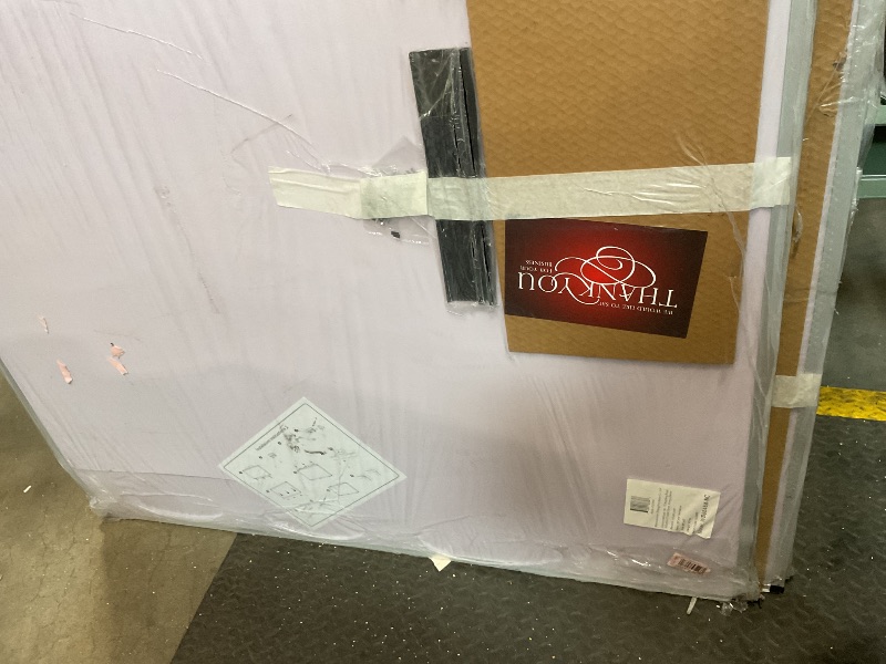 Photo 1 of **MAJOR DAMAGE TO CORNER**VIZ-PRO Dry Erase Board/Whiteboard, 96 x 48 Inches, Wall Mounted Board for School Office and Home 8' x 4'