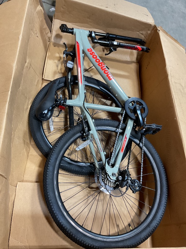 Photo 1 of **SCUFF DAMAGE FROM TRANSPORT ON FRONT FRAME**Mongoose Men's 26" Flat Rock Bike