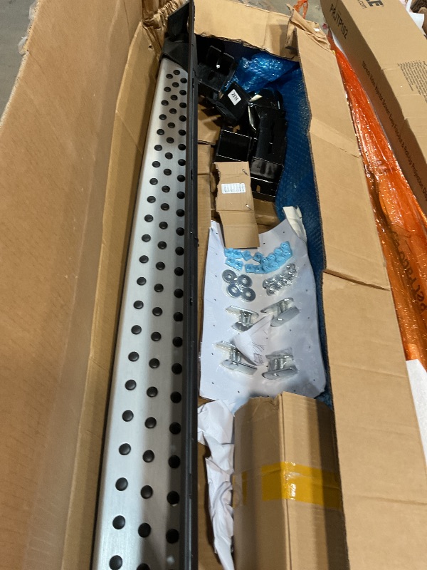 Photo 1 of **SELLING FOR PARTS AS PARTIAL SET. BEND DAMAGE TO ONE END**Snailfly Fit for Hyundai Santa Fe 2019-2023 Running Boards Protector Side Step Nerf Bar