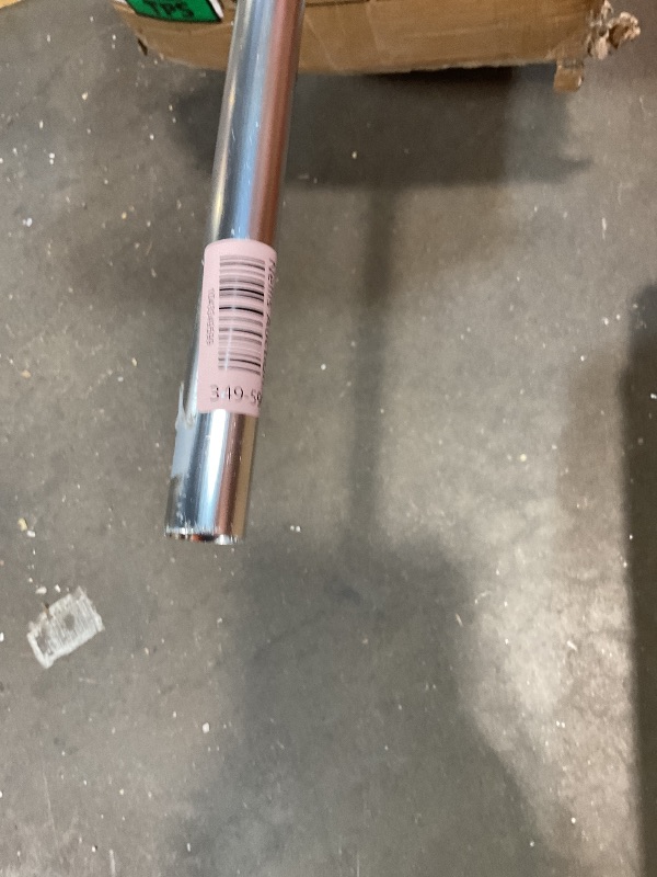 Photo 1 of **SCRAPES AND SCRATCHES **Black Aluminum Color Guard Flag Pole 6 Ft Set with Plastic Black End Cap Tip
, Standard Lightweight Practice Pole