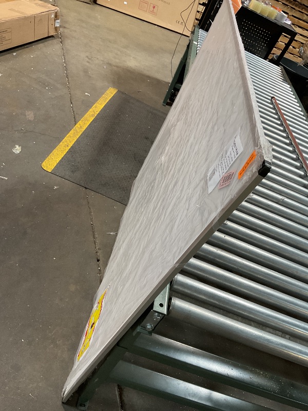 Photo 1 of **2 MINOR DENT**VIZ-PRO Large Cork Bulletin Board, 60 X 48 Inches, Wall-Mounted Corkboard with Silver Aluminium Frame for School, Office, and Home 5' X 4'