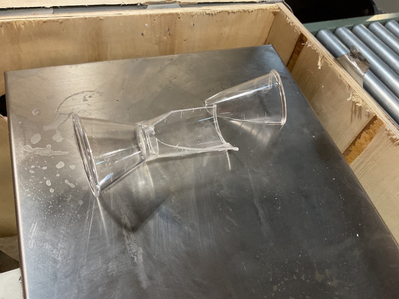 Photo 1 of **DIRT AND MINOR USE WEAR. MEASURING PIECE BROKEN**Automatic Bubble Tea Shaker Machine Commercial 400RPM - Dual Stainless Steel Cups, Electric Cocktail & Boba Tea Mixer for Coffee, Juice, Wine | Quiet Motor, 30% Faster Mixing vs Manual Shakers