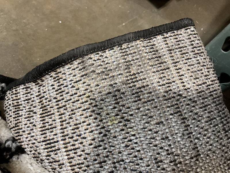 Photo 1 of **DIRT**JONATHAN Y Amir Moroccan Beni Souk Cream/Black Indoor Area Rug, 8x10, Bohemian, Scandinavian, Easy-Cleaning for Living Room, Bedroom, Kitchen, Pet Friendly, Non-Shedding (MOH200A-8)