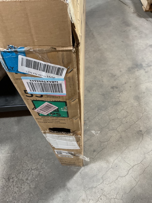 Photo 1 of **MAJOR DAMAGE TO SCREEN. SELLING FOR PARTS**TCL 55-Inch Class S5 UHD 4K LED Smart TV with Fire TV (55S551F, 2024 Model), Dolby Vision, HDR PRO+, Dolby Atmos, Alexa Built-in with Voice Remote, Apple AirPlay 2 Compatibility, Streaming Television