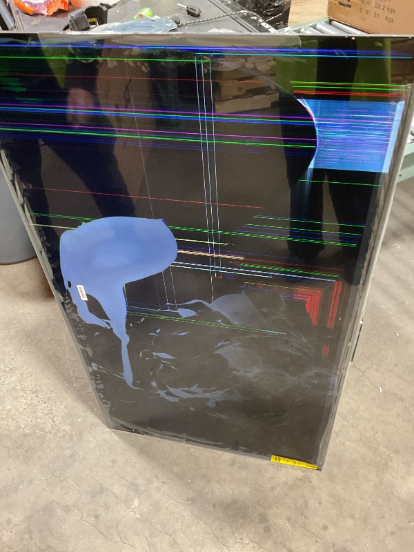 Photo 1 of **MAJOR DAMAGE TO SCREEN. SELLING FOR PARTS**TCL 55-Inch Class S5 UHD 4K LED Smart TV with Fire TV (55S551F, 2024 Model), Dolby Vision, HDR PRO+, Dolby Atmos, Alexa Built-in with Voice Remote, Apple AirPlay 2 Compatibility, Streaming Television
