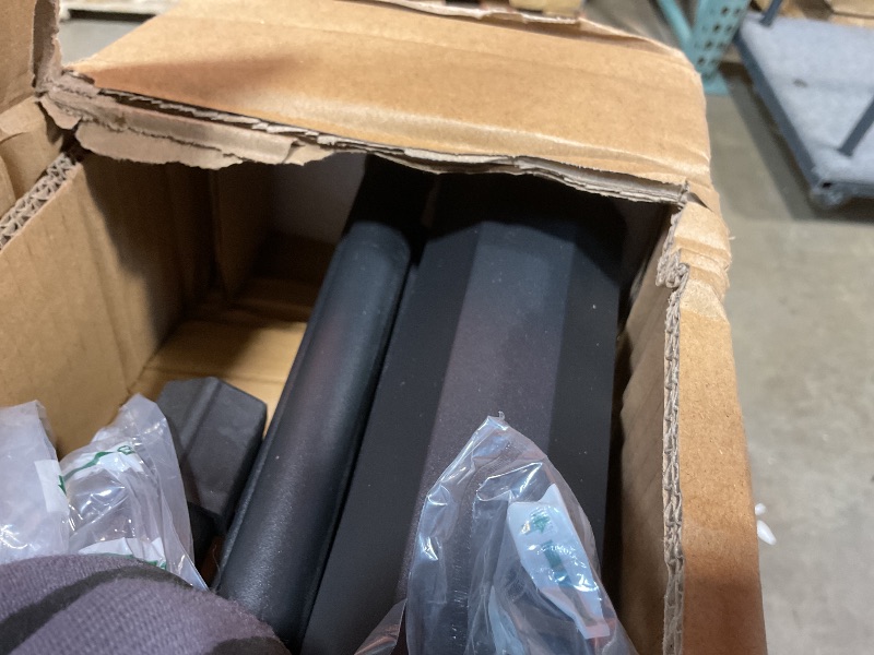 Photo 1 of **MINOR SCRATCHES ON ONE END**Pyle Projector Screen with Stand - 100-Inch Floor Standing Portable Fold-Out Rollup Matte for Projection, Includes Tripod, Great for Indoor/Outdoor Presentation, Quick Assembly