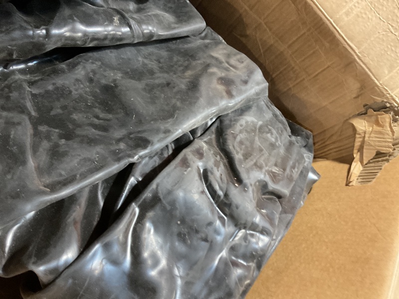 Photo 1 of **DIRT**VEVOR 15 x 20 ft Pond Liner, 45 Mil Thickness, Pliable & Durable EPDM Material, Easy Cutting Underlayment for Fish or Koi,Waterfall, Fountains, Water Gardens, Black