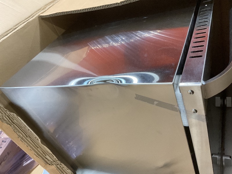 Photo 1 of **CORNER DENTED**VEVOR Commercial Convection Oven, 66L/60Qt, Half-Size Conventional Oven Countertop, 1800W 4-Tier Toaster w/Front Glass Door, w/Trays Wire Racks Clip Gloves, 120V