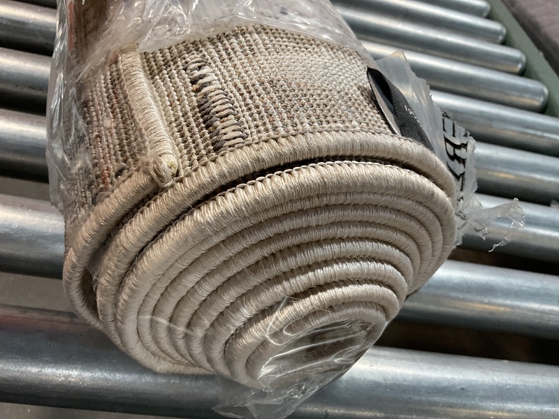 Photo 1 of **MINOR DIRT FROM TRANSPORT **Loloi Jeremiah Brent Bleecker Collection BLE-07 Khaki/Natural 7'-10" x 10' Area Rug