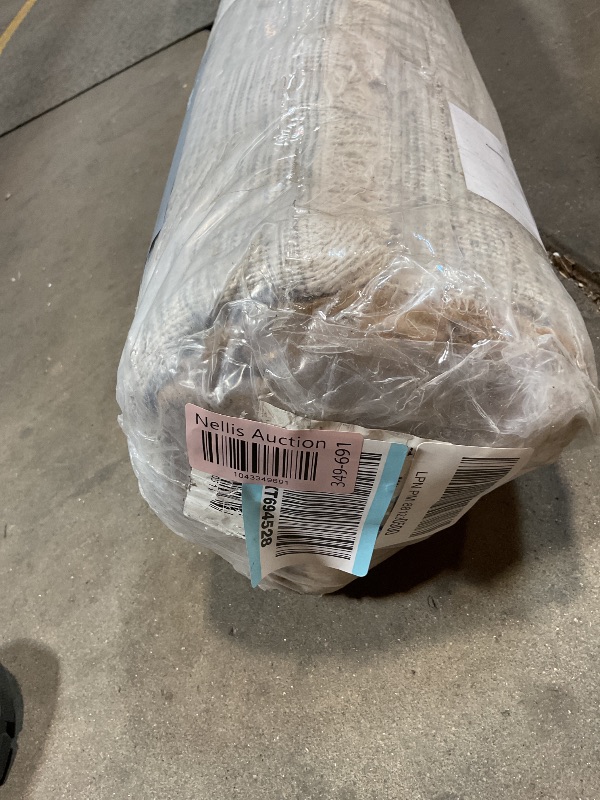 Photo 1 of **DIRTY FROM TRANSPORT **Loloi Darby Collection DAR-01 Charcoal/Sand 6'-7" x 9'-3" Area Rug