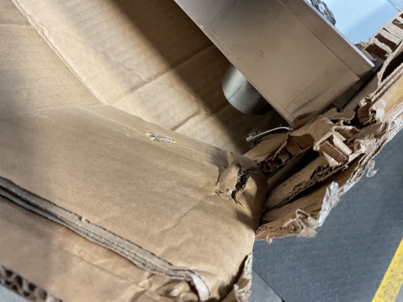 Photo 1 of **MINOR BEND ON CORNER**HARDURA Stainless Steel Table 30 x 36 Inches with Wheels Casters NSF Heavy Duty Commercial Prep Table with 2” Backsplash and Adjustable Undershelf for Restaurant Kitchen Home and Hotel