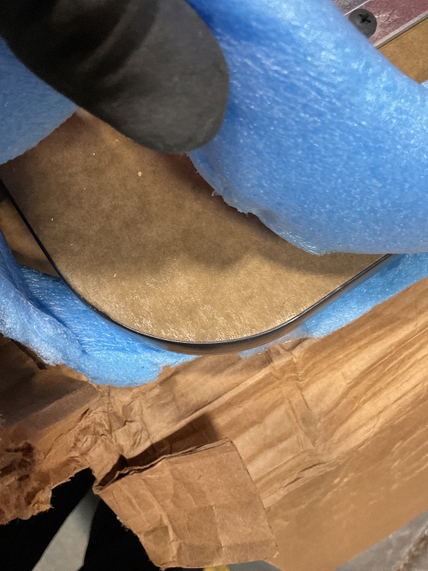 Photo 1 of **SELLING FOR PART AS PARTIAL SET. TABLETOP ONLY. NO LEGSDAMAGE TO TWO CORNERS**Correll 48" Square Classroom Activity Table, Height Adjustable (19"-29") Savannah Sand Top, Black Edge, Durable High Pressure Laminate, Silver/Chrome Legs, School Furniture, M