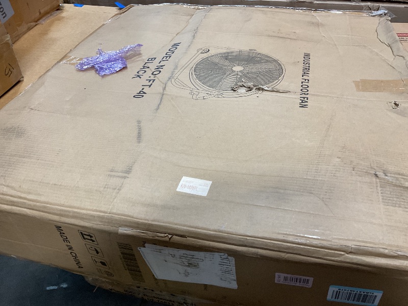 Photo 1 of **SCUFFS AND SCRATCHES FROM TRANSPORT **Bestronair 24 Inch High Velocity Heavy Duty Industrial Fan with 3-Speed Adjustment Up to 8100 CFM, Large Fan Floor For Factory Storehouse Workshop Garage Gym Patio with Fans Cover. Black