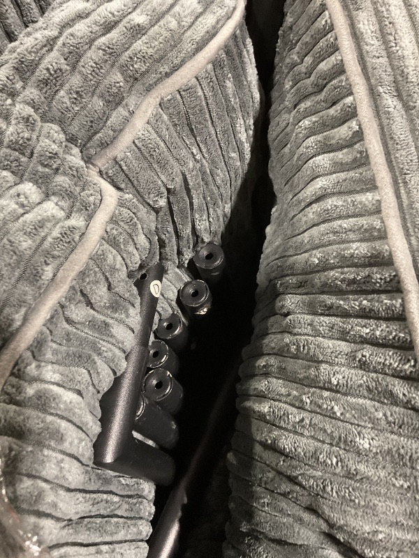 Photo 1 of **DIRT ON CUSHION. SCRATCHES ON FRAME**Gray futon and frame. 