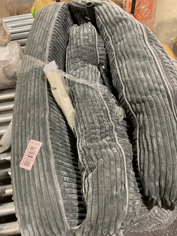 Photo 1 of **DIRT ON CUSHION. SCRATCHES ON FRAME**Gray futon and frame. 