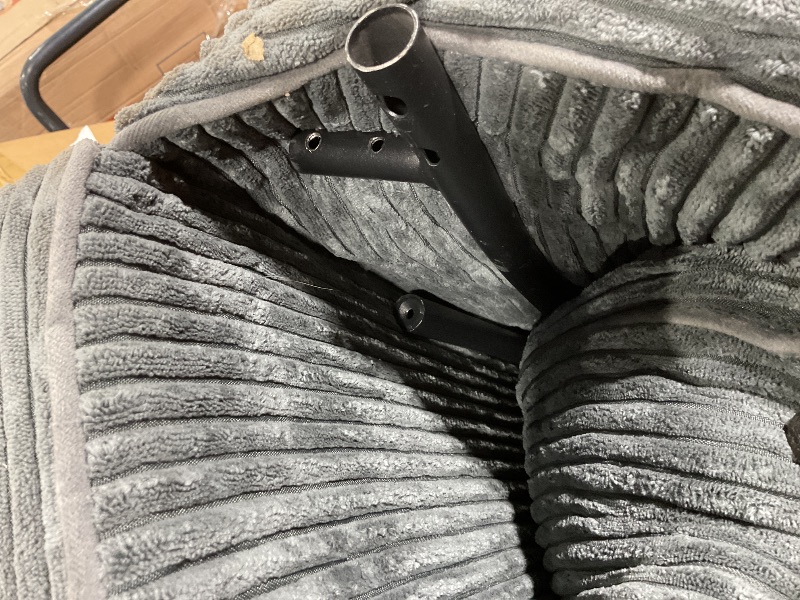 Photo 1 of **DIRT ON CUSHION. SCRATCHES ON FRAME**Gray futon and frame. 