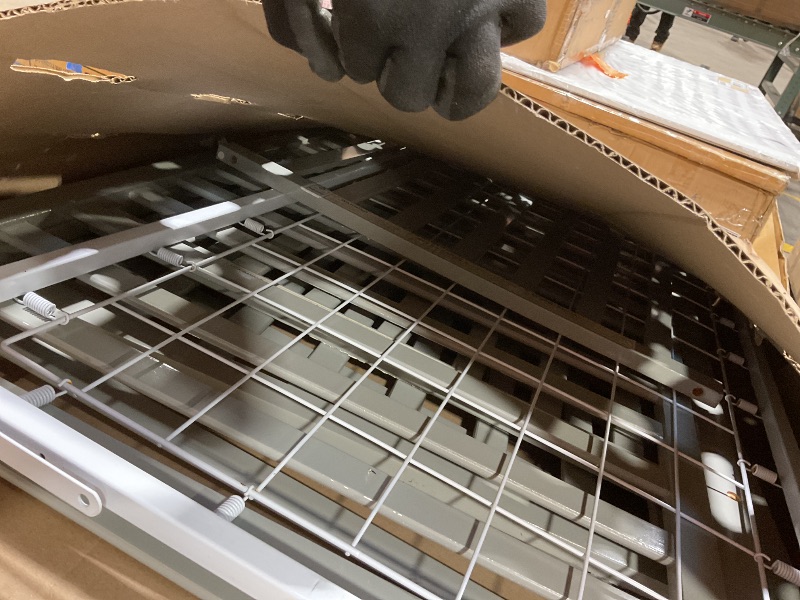 Photo 1 of **MISSING HARDWARE. SELLING FOR PARTS AS PARTIAL SET. **Dream On Me Synergy 5-in-1 Convertible Full-Size Baby Crib with Toddler, Day & Full Bed Conversion in Cool Grey, GreenGuard Gold & JPMA, 3 Mattress Heights, Sustainable Pinewood