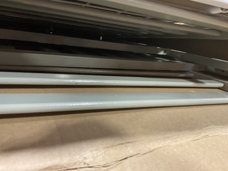 Photo 1 of **MISSING HARDWARE. SELLING FOR PARTS AS PARTIAL SET. **Dream On Me Synergy 5-in-1 Convertible Full-Size Baby Crib with Toddler, Day & Full Bed Conversion in Cool Grey, GreenGuard Gold & JPMA, 3 Mattress Heights, Sustainable Pinewood