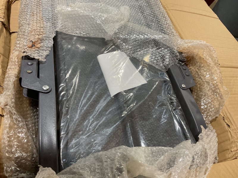 Photo 1 of **DIRT FROM TRANSPORT **Greaton, 16-Inch Rollaway Folding Cot Bed with 5" Memory Foam Mattresses, Sturdy Metal Folding Frame, Fully Assembled, Great for Adults and Kids, Twin, White