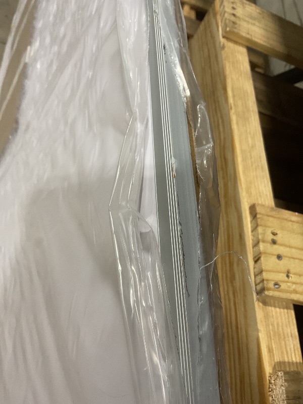 Photo 1 of **SCRATCHES ON FRAME**VIZ-PRO Dry Erase Board/Magnetic Whiteboard, 72 x 48 Inches, Large Wall Mounted Board for School Office and Home 6' x 4'