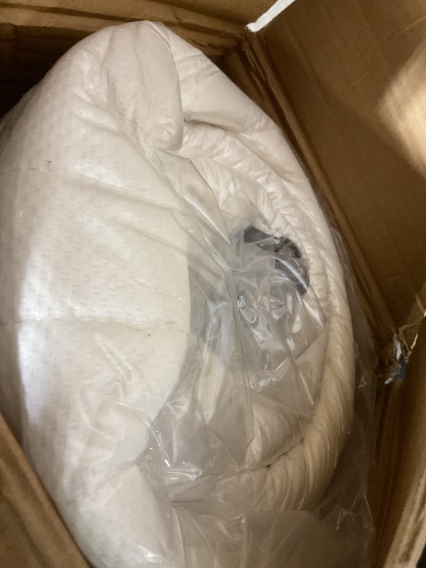 Photo 1 of 12 Inch King Size Mattress - 2025 Upgraded Hybrid Cooling Gel Memory Foam & Pocket Coils, Medium Firm Mattress in a Box for Back Neck Pain Relief, Motion Isolation, Edge Support, Breathable, White