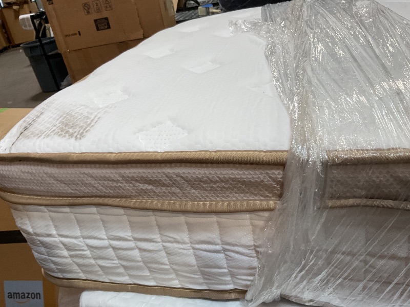 Photo 1 of **DIRTY FROM TRANSPORT **78*81 hybrid mattress
