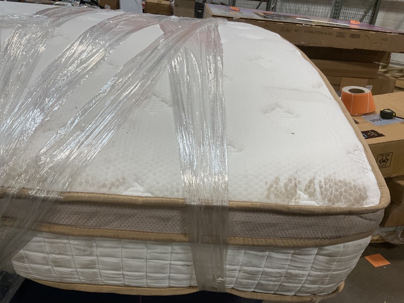 Photo 1 of **DIRTY FROM TRANSPORT **78*81 hybrid mattress