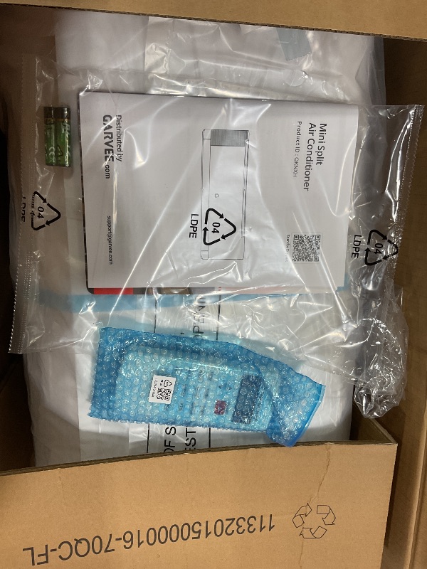 Photo 1 of **SELLING FOR PARTS AS PARTIAL SET **24000 BTU Mini Split Air Conditioner, 19 SEER2 208-230V Split Unit Ac and Heat Cool Up to 1500 Sq.Ft, Ductless Air Conditioner w/Complete Installation Kit,Remote,Wifi Control,Low Noise