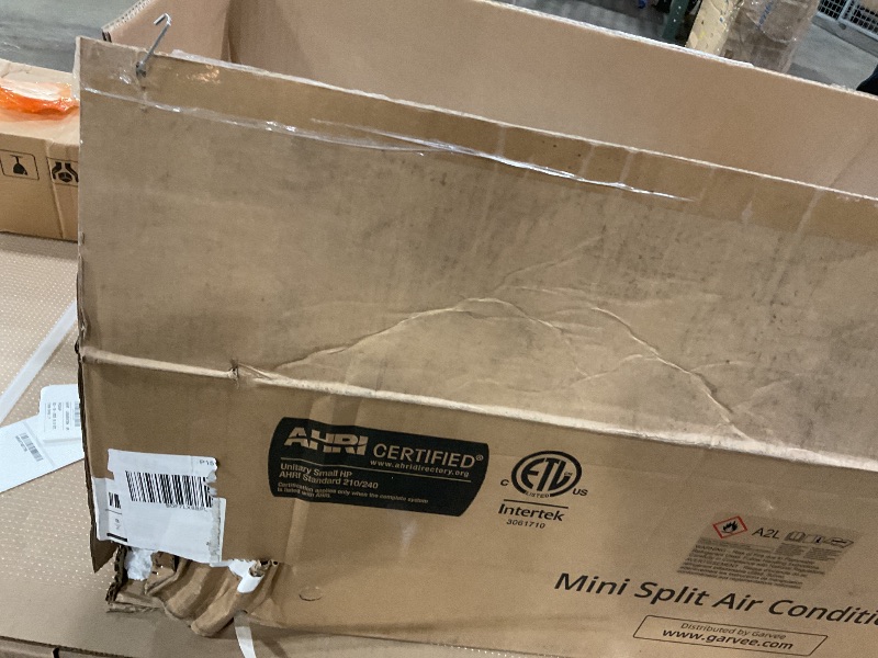 Photo 1 of **SELLING FOR PARTS AS PARTIAL SET **24000 BTU Mini Split Air Conditioner, 19 SEER2 208-230V Split Unit Ac and Heat Cool Up to 1500 Sq.Ft, Ductless Air Conditioner w/Complete Installation Kit,Remote,Wifi Control,Low Noise