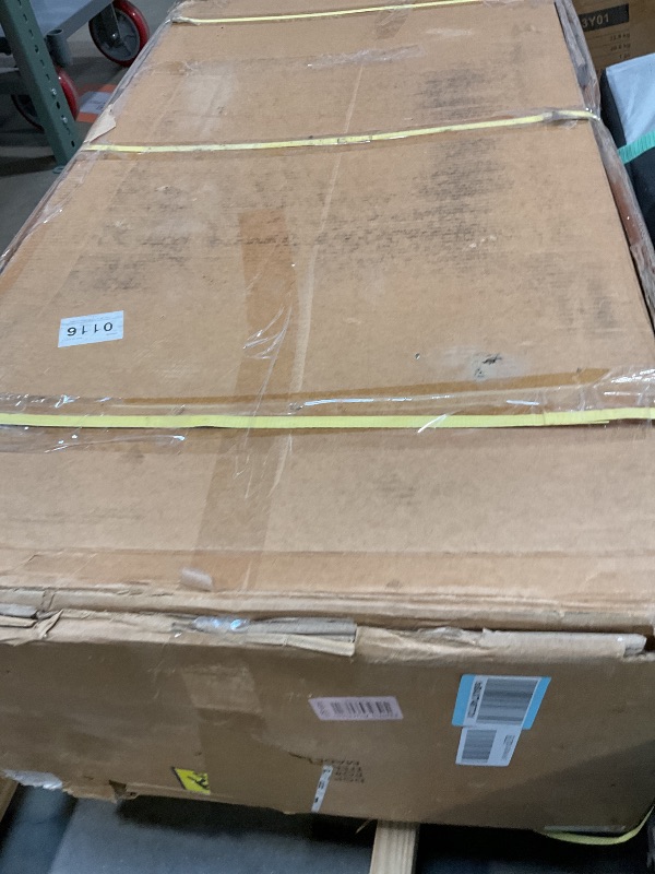 Photo 1 of **SCUFFS FROM TRANSPORT **YHTAUTO Bull Bar Push Bar with Skid Plate Light Mount Fit Ford Models, F-150 2018 2019 2020, Heavy Duty Steel Brush Guard for Truck Front Bumper Textured Black Off Road Accessories