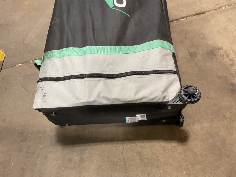 Photo 1 of **MINOR USE WEAR**COBIZI 10x30 Pop up Canopy with 8 Removable Sidewalls, Outdoor Canopy Waterproof Commercial Tents for Parties Wedding, with Upgrade Raised Top Cover and Roller Bag, with 4 Sandbags(Gray)