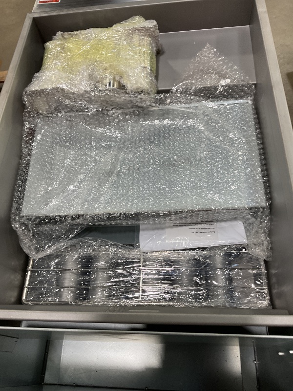 Photo 1 of **MINOR BEND AT BACK**Backychu Commercial Deep Fryer -5-Burner Liquid Propane Fryer CSA, 75-100 lbs Capacity, 150,000 BTU/h Adjustable Thermostat 200°F-400°F, Stainless Steel Gas Liquid Propane Deep Fryer for Restaurants